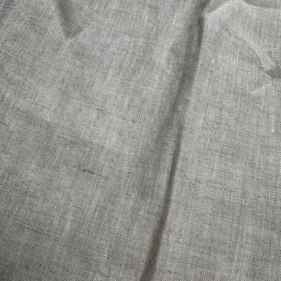 Lane Bryant Linen Wide Leg Trousers Pants Womens 14/16 Beige Elastic Waist Boho - Picture 7 of 16